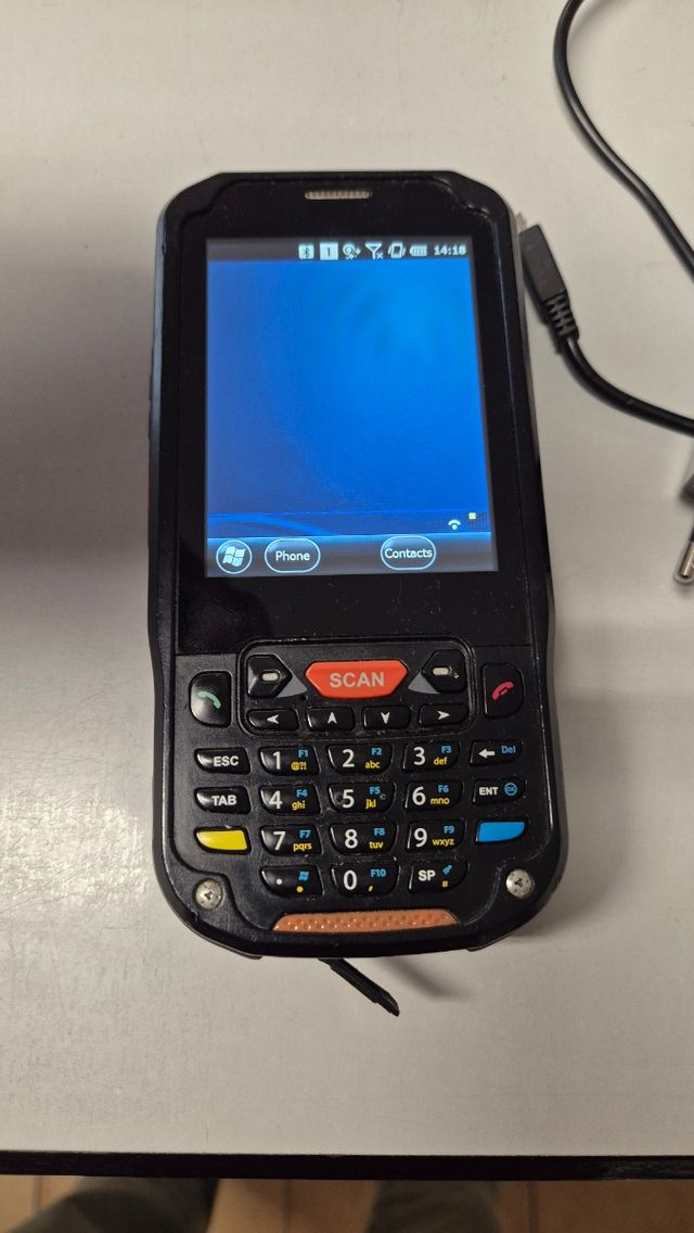 PDA Negra con Teclado Numérico