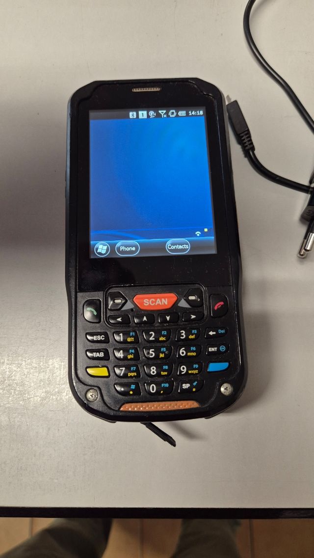 PDA Negra con Teclado Numérico