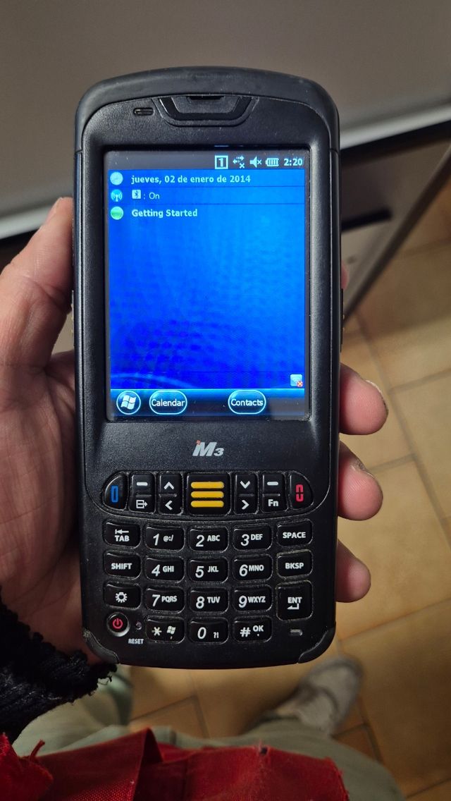 PDA Negra con Teclado Numérico
