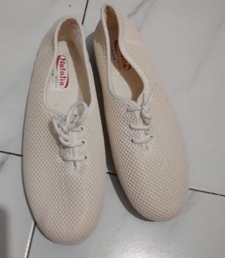 Zapatos Natalia Blancos Talla 38