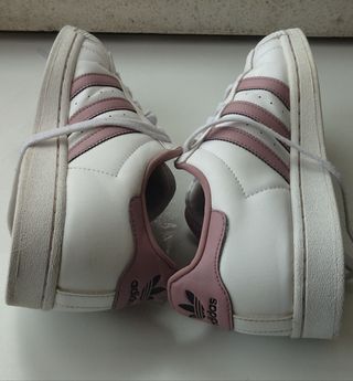Adidas Superstar Blancas y Rosas