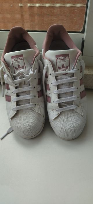 Adidas Superstar Blancas y Rosas