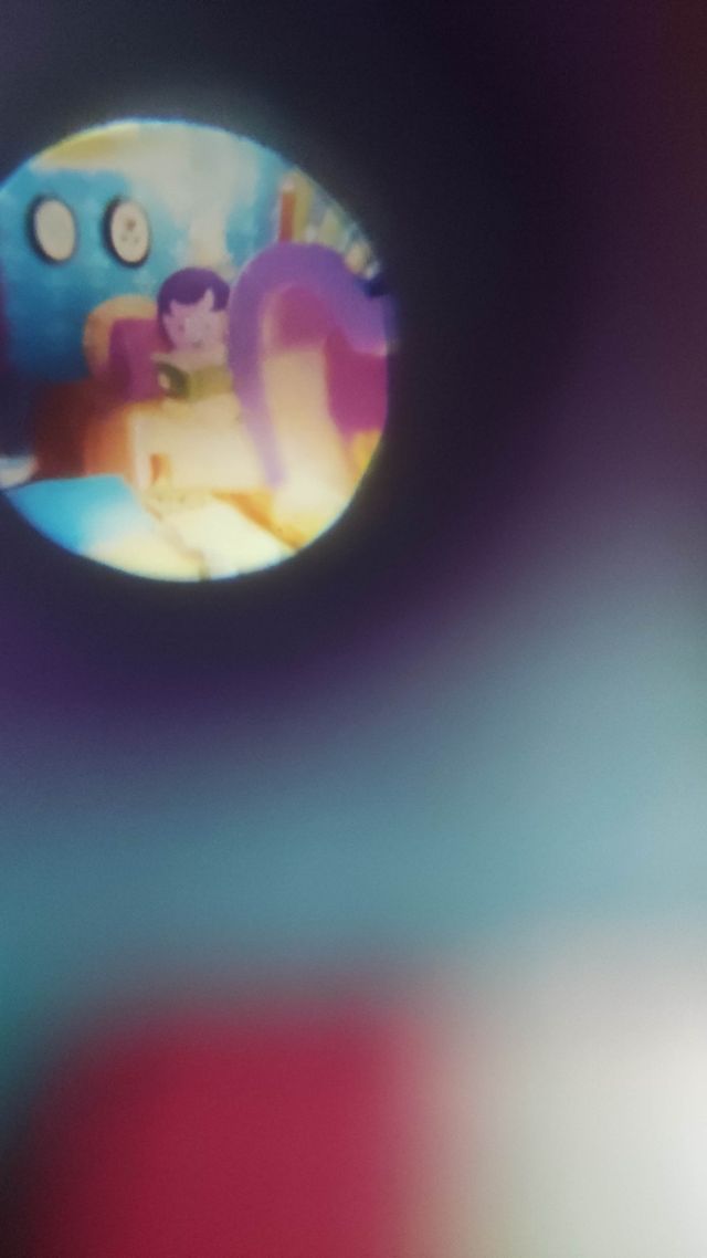 Cubo infinito y casitas miniatura