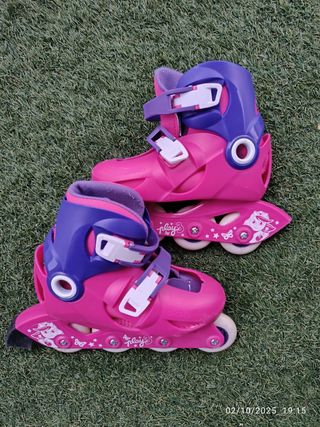 Patines Oxelo Play 3 Niña Rosa