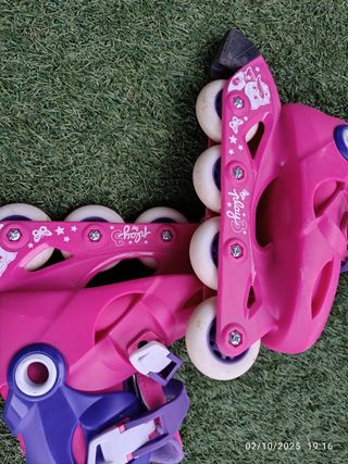 Patines Oxelo Play 3 Niña Rosa