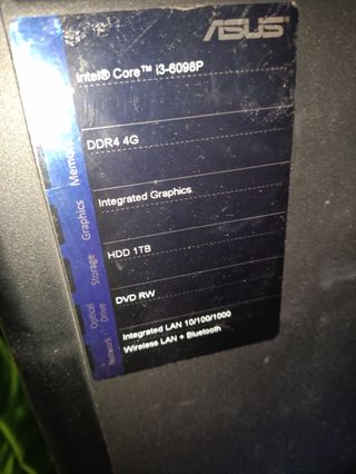 ASUS Ordenador de sobremesa Negro