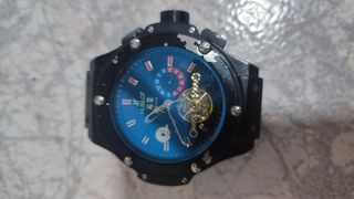 Reloj  Negro y Azul