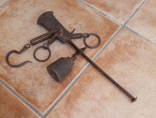 OFERTA. Romana antigua (vintage) pesa hasta 16kg