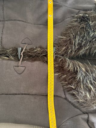 Chaqueta de ante con pelo