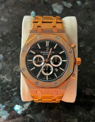 Audemars Piguet Reloj Negro/Dorado