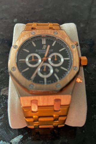 Audemars Piguet Reloj Negro/Dorado