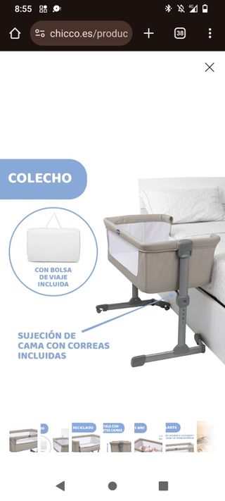COLECHO Chicco Next2me Essential Cuna 