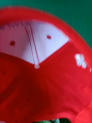 Gorra Roja Estampada