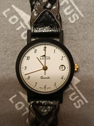 Reloj Lotus Mujer Vintage Negro/Dorado