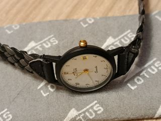 Reloj Lotus Mujer Vintage Negro/Dorado