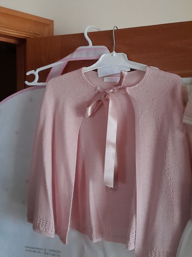 Vestido de comunión blanco y crudo