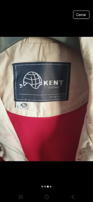 Cortavientos Rojo Marca Kent