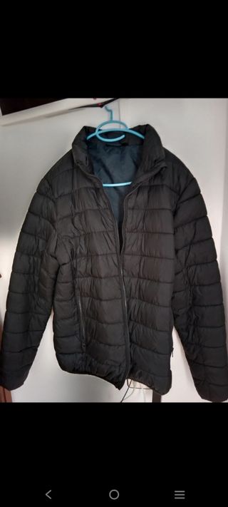 Chaqueta anorak unisex negra