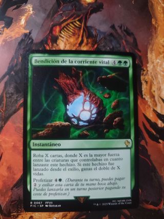 Carta Magic The Gathering FFVII Bendición