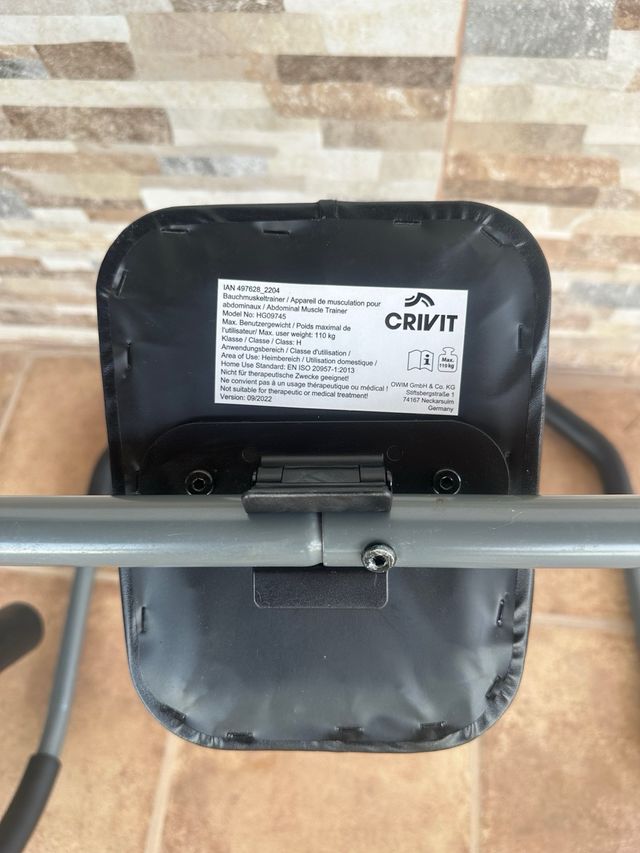 Máquina de abdominales CRIVIT