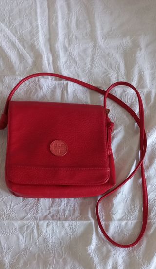 Bolso bandolera rojo pequeño