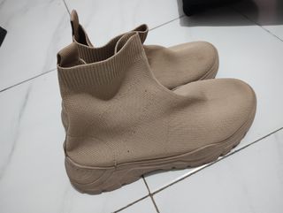 Botines Beige/Marrón