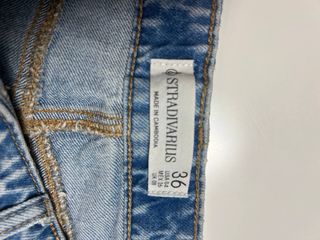 Falda larga vaquera Stradivarius