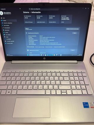 Portátil HP 15.6” Plata