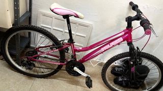 Bicicleta rosa WOLFBIKE niña