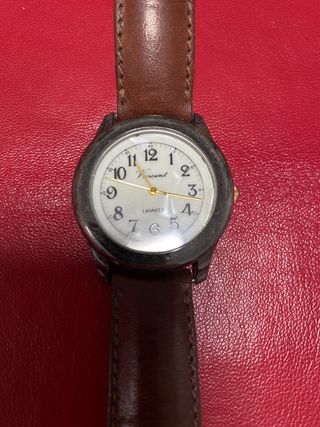 Orologio Vincent al quarzo marrone/argento