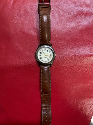 Orologio Vincent al quarzo marrone/argento