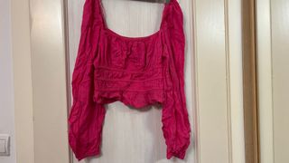 Blusa Stradivarius Fucsia Talla S