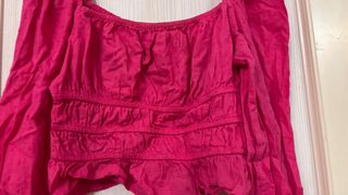 Blusa Stradivarius Fucsia Talla S