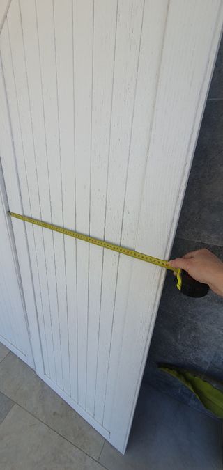 Puertas madera hueco bajo escalera nuevas
