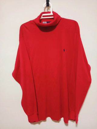 Polo Ralph Lauren cuello tortuga rojo