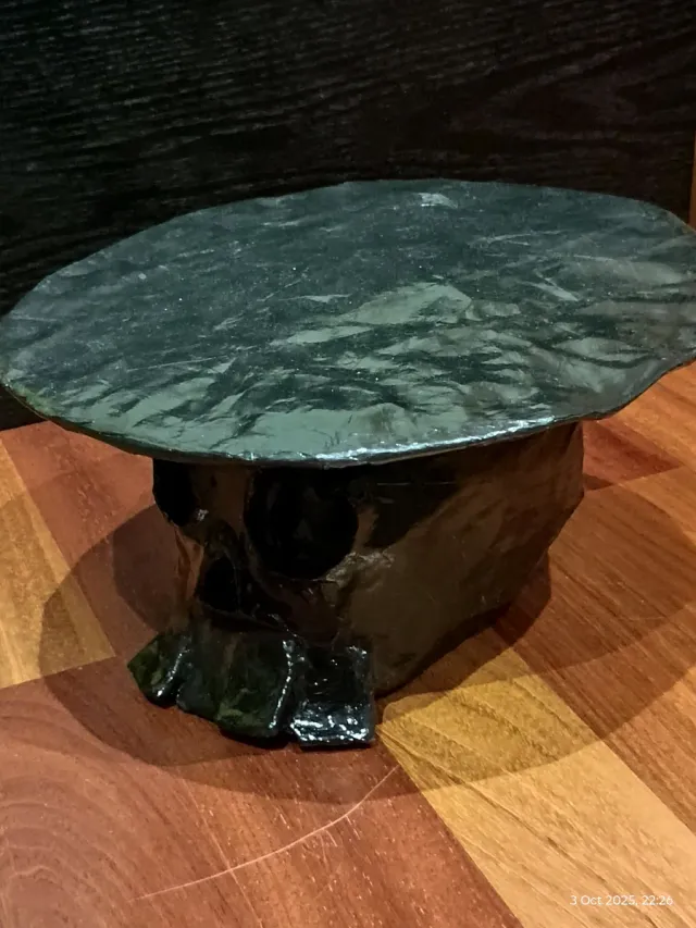 Soporte Tarta Calavera Negro Halloween