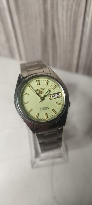 Reloj Seiko 5 Automático Vintage Full Lumen