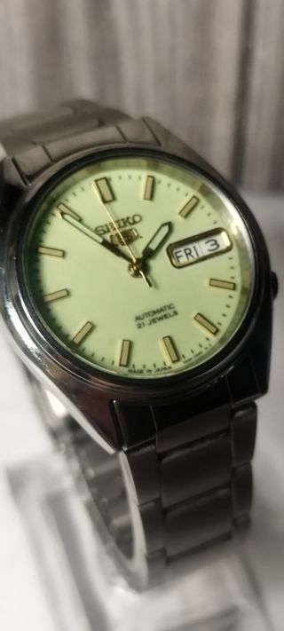 Reloj Seiko 5 Automático Vintage Full Lumen