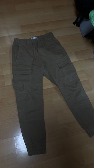 Pantalón cargo militar marrón