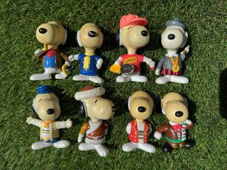 Pack 8 Figuras Snoopy McDonald's Peanuts