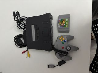 Nintendo 64 Negra y Gris