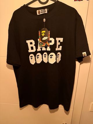 Camiseta BAPE Negra con Estampado
