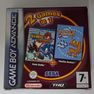 Sonic Battle + ChuChu Rocket! GBA PAL ES