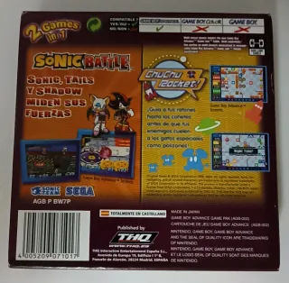 Sonic Battle + ChuChu Rocket! GBA PAL ES