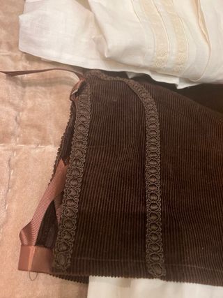 Traje Baturro Marrón y Blanco