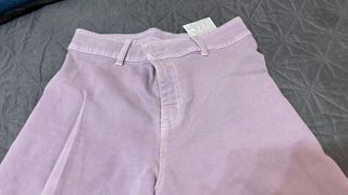 Pantalón culotte Zara morado T.13-14