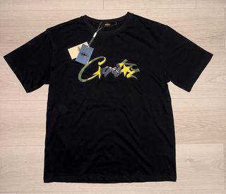 Camiseta Corteiz x Brasil oversize negra 