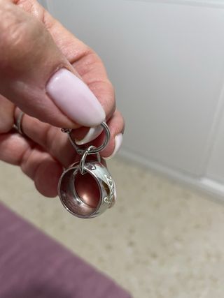 Pendientes aro plata