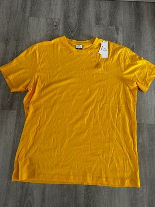 Kappa Camiseta 4XL Slim Fit Amarilla
