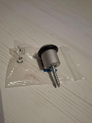 Tope puerta metálico y goma